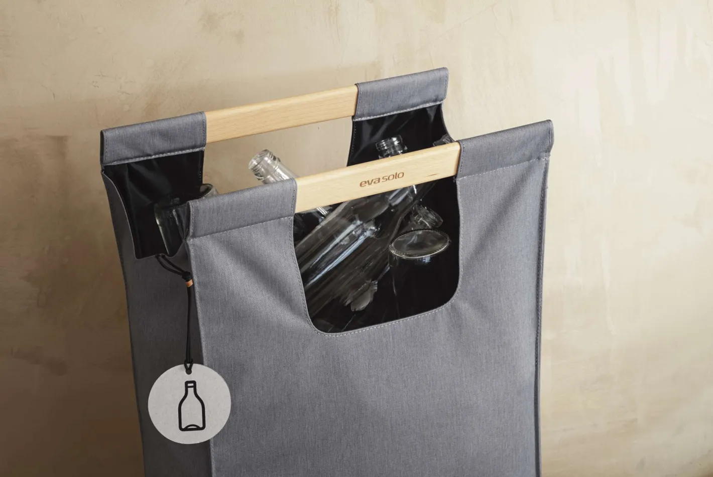 Eva Solo Oprydning & Organisering|Opbevaring^Affaldssorteringstaske - Dark grey - 28 l