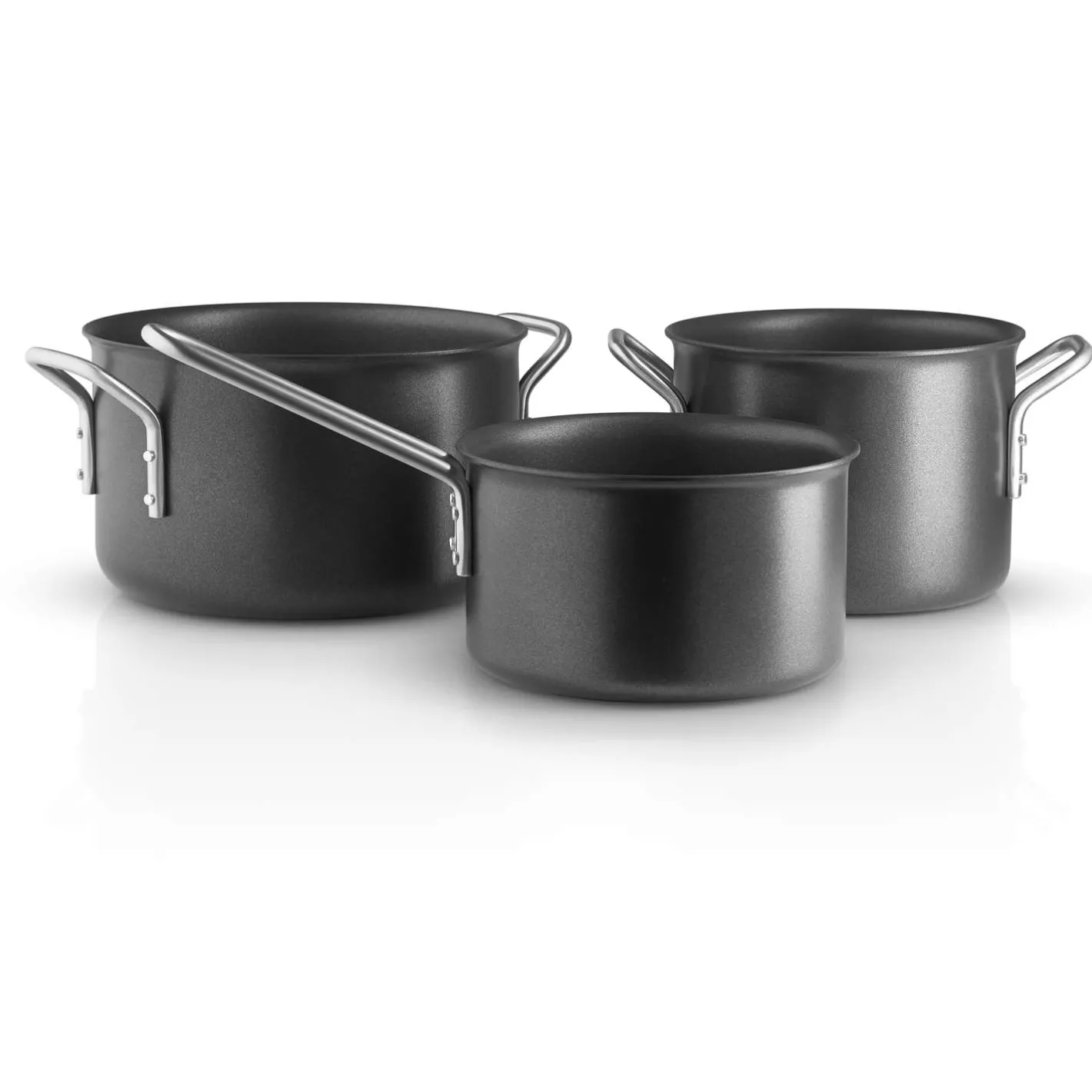 Eva Solo Grydesæt|Gryder^Black line grydesæt - 3 dele - keramisk Slip-Let®