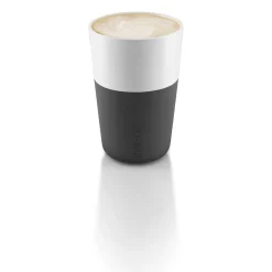 Eva Solo Kopper^Café Latte-krus - 2 stk - Carbon black