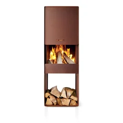 Eva Solo Ildsteder & Grills^Firebox havepejs - 125 cm - Corten stål
