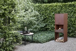 Eva Solo Ildsteder & Grills^Firebox havepejs - 125 cm - Corten stål