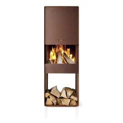 Eva Solo Ildsteder & Grills^Firebox havepejs - 125 cm - Corten stål