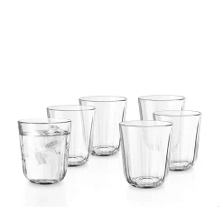 Eva Solo Vandglas^Glas med facetter - 6 stk - 27 cl