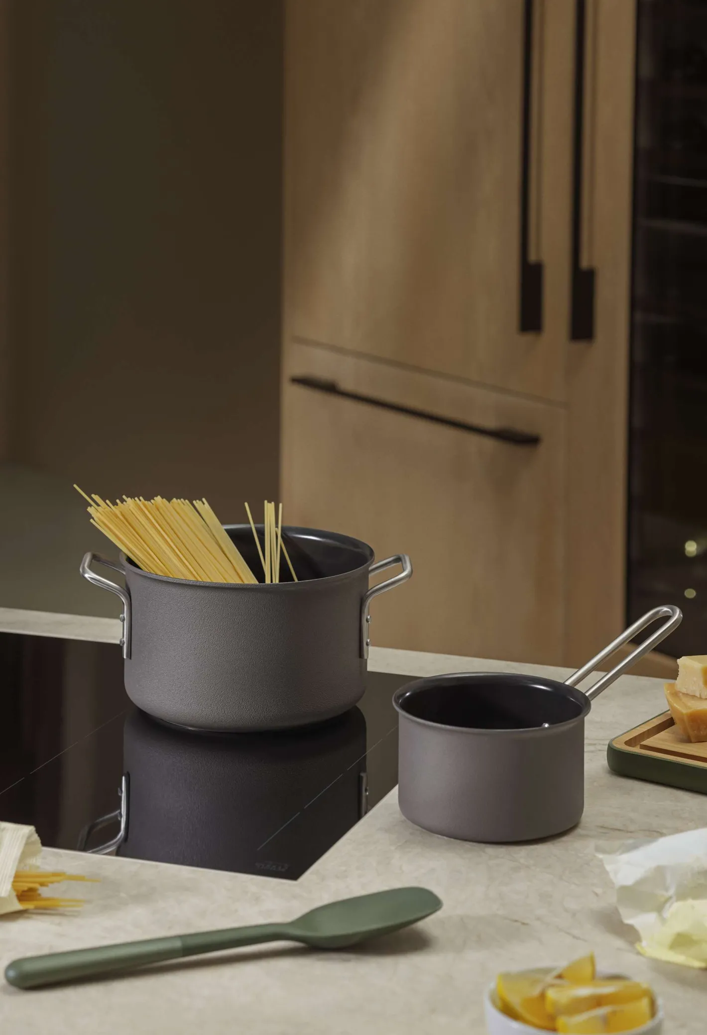 Eva Solo Gryder^Grey Line gryde - 3,8 liter - keramisk Slip-Let®