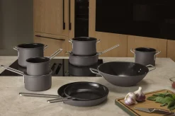 Eva Solo Woks^Grey line wok - 5 liter - keramisk Slip-Let®