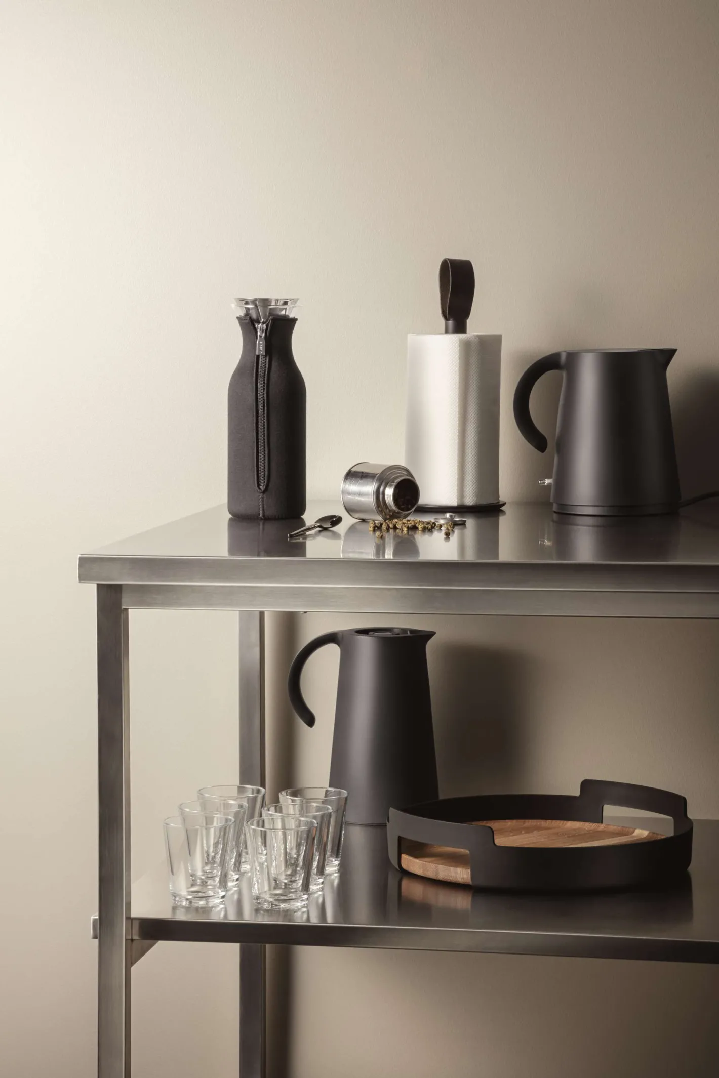 Eva Solo Karafler^Køleskabskaraffel - 1 liter - Black