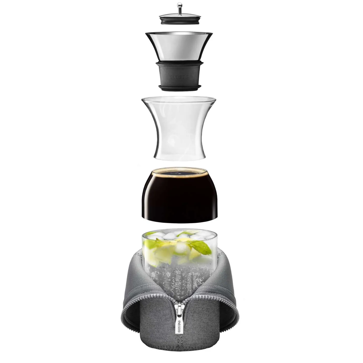 Eva Solo Karafler^Køleskabskaraffel - 1 liter - Dark grey