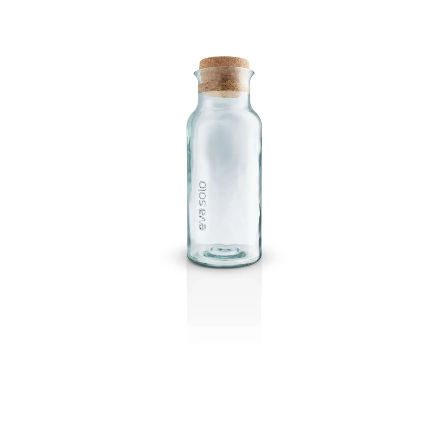 Eva Solo Karafler^Recycled glaskaraffel - 1 liter - med korkprop