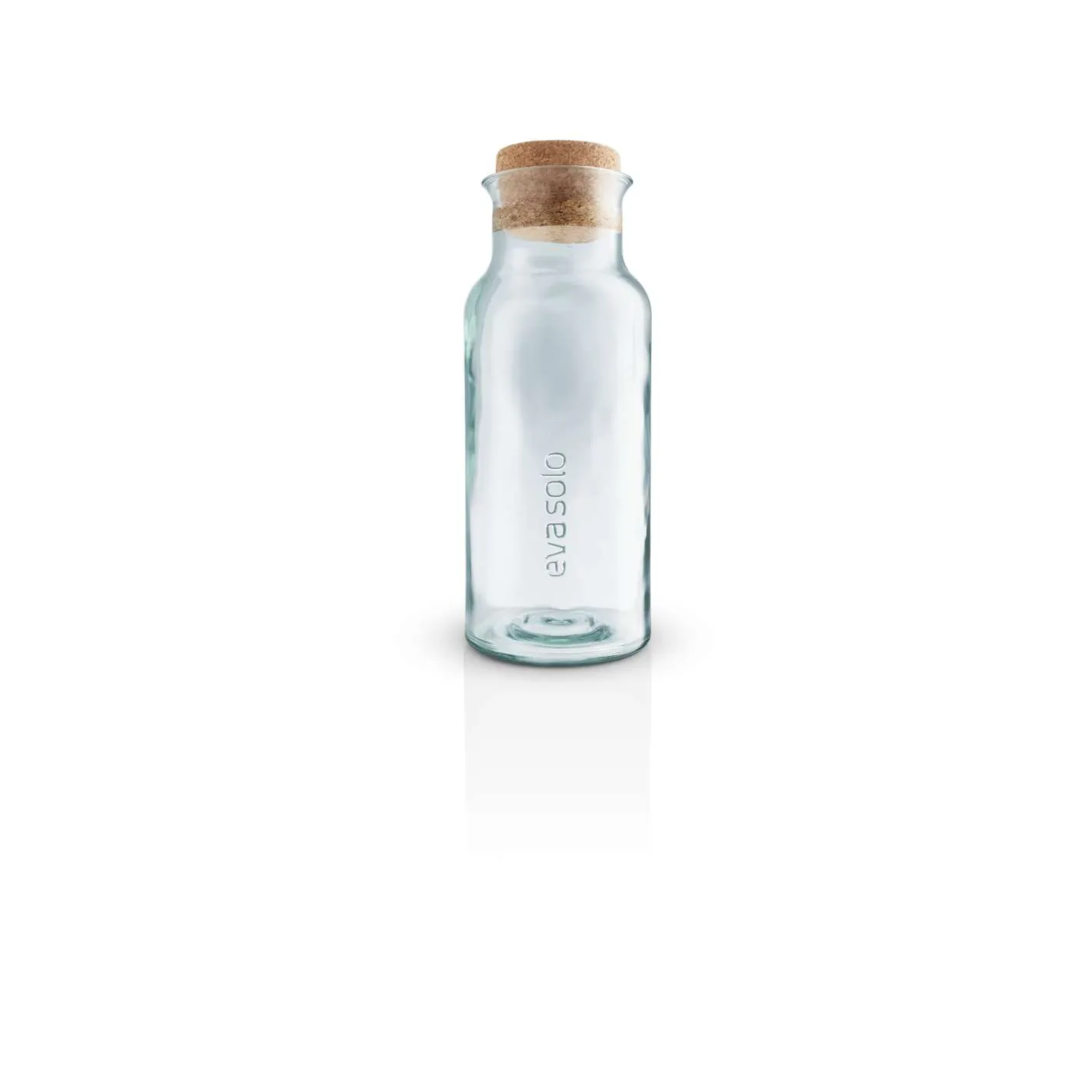 Eva Solo Karafler^Recycled glaskaraffel - 1 liter - med korkprop