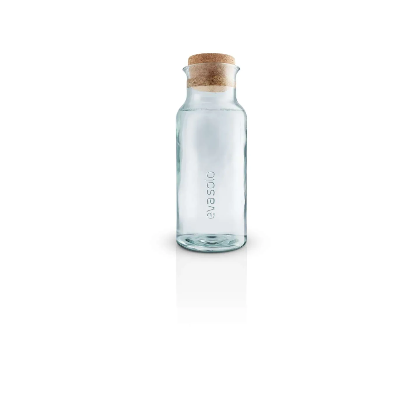 Eva Solo Karafler^Recycled glaskaraffel - 1 liter - med korkprop