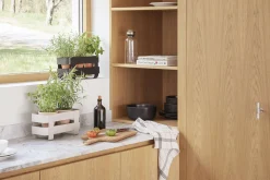 Eva Solo Selvvandende Potter^Selvvandende Herb organiser stål - Black