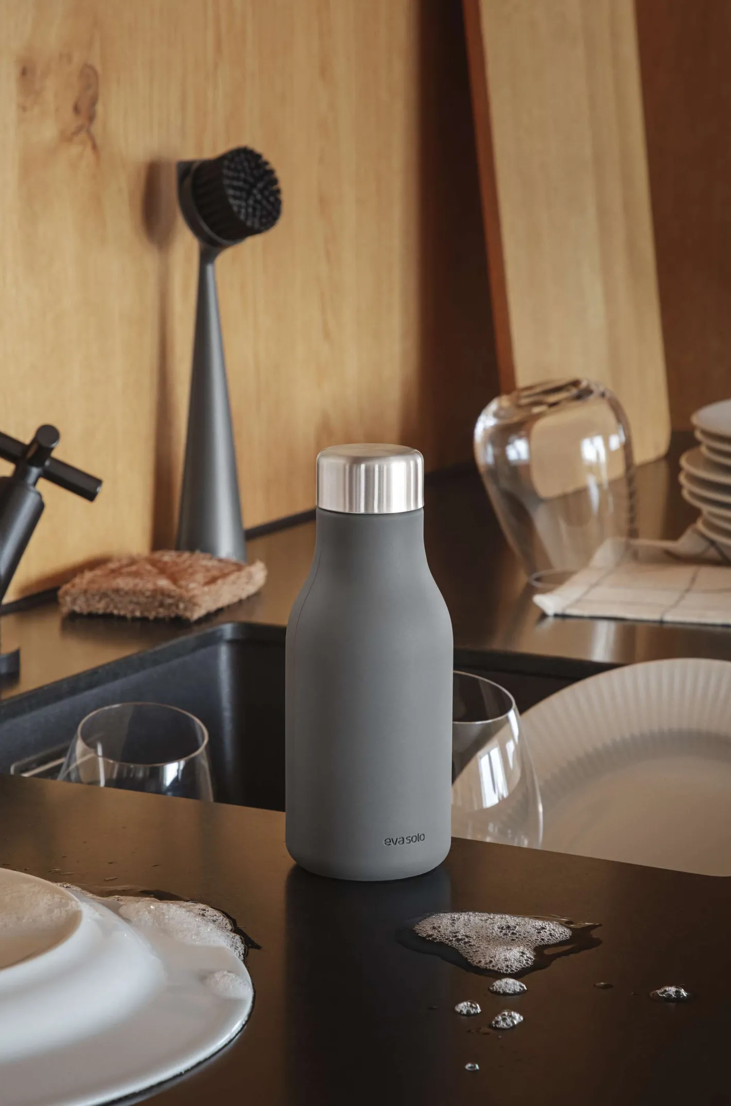 Eva Solo Opvask & Rengøring^Squeeze sæbedispenser - Elephant grey