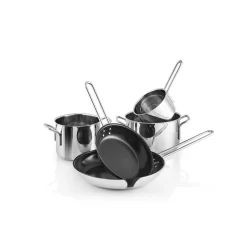 Eva Solo Grydesæt|Gryder^Stainless Steel Gryde og pandesæt 5 stk. Ø20 cm Ø28 cm 1,1 l 2,2 l 3,6 l