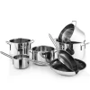 Eva Solo Grydesæt|Gryder^Stainless Steel Gryde og pandesæt 7 stk. Ø20 cm Ø28 cm 1,1 l 3,6 l 4,8 l 6,5 l 9 l