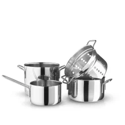 Eva Solo Grydesæt|Gryder^Stainless steel grydesæt - 4 dele