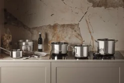 Eva Solo Grydesæt|Gryder^Stainless steel grydesæt - 5 dele