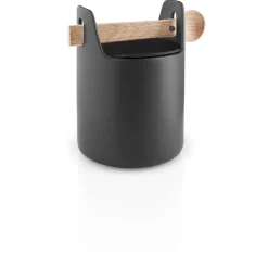 Eva Solo Oprydning & Organisering|Opbevaring^Toolbox opbevaringskrukke - 15 cm - med låg og ske, sort