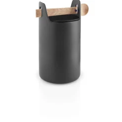 Eva Solo Oprydning & Organisering|Opbevaring^Toolbox opbevaringskrukke - 20 cm - med låg og ske, sort