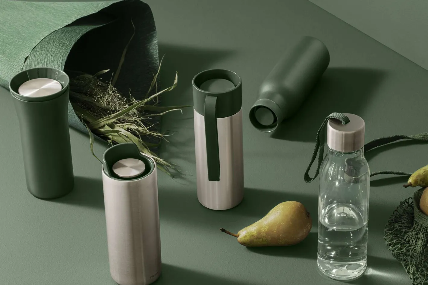 Eva Solo Drikkeflasker|Termoflasker^Urban termoflaske - 0,5 liter - Emerald green