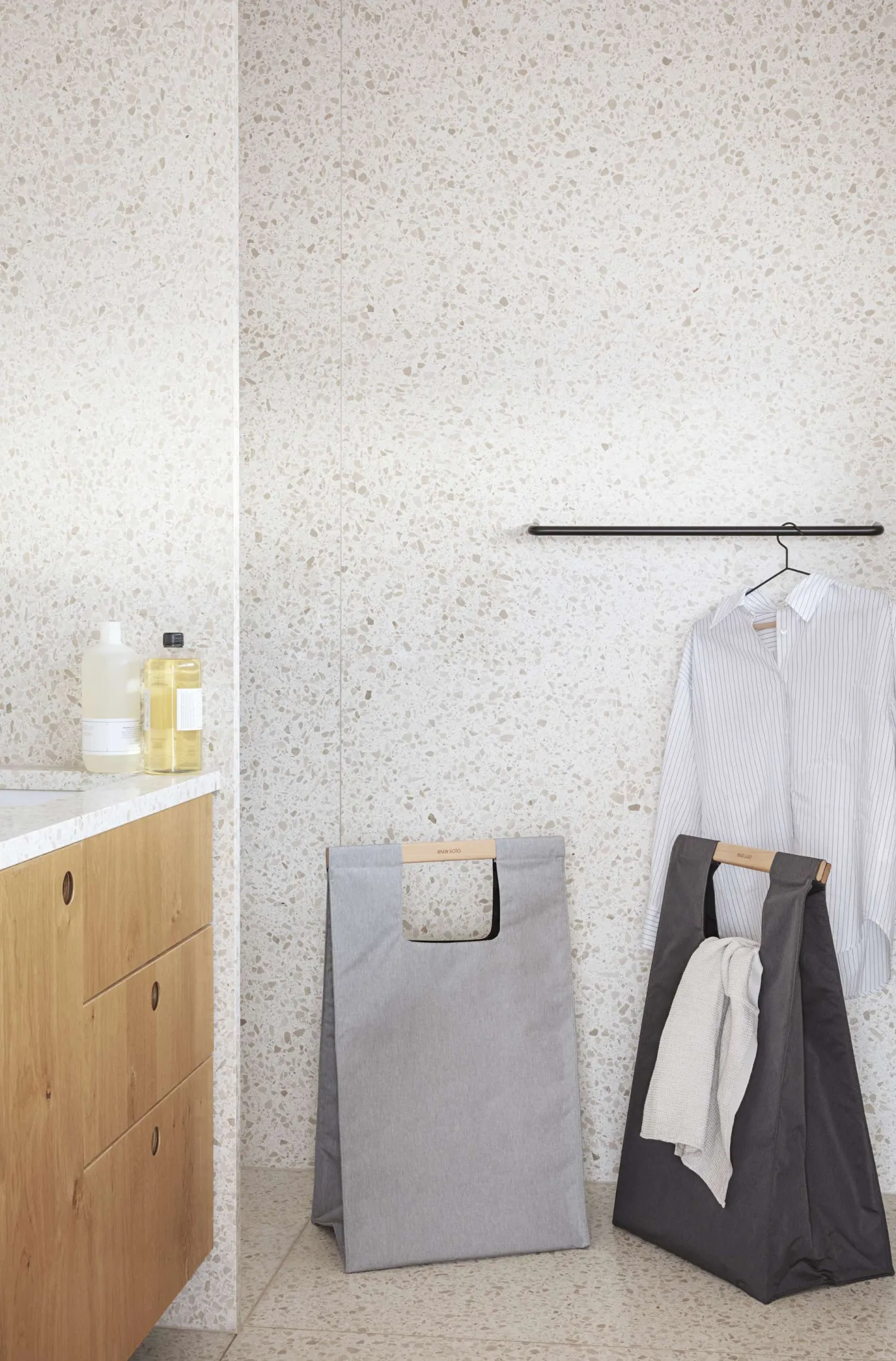 Eva Solo Tilbehør|Badeværelse^Vasketøjspose - 75 l - Dark grey