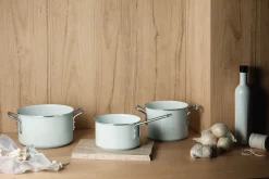 Eva Solo Gryder^White Line Gryde 2,5 l 16 cm keramisk Slip-Let® belægning